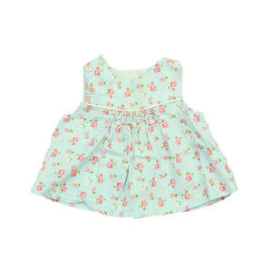 Fantaisie Bebes Girls Blue | Pink | Floral Tank Top size: 9 Months